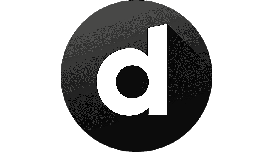Dailymotion black round 