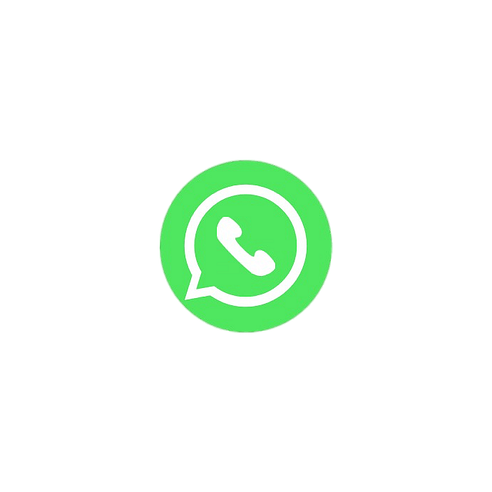 WhatsApp green logo round