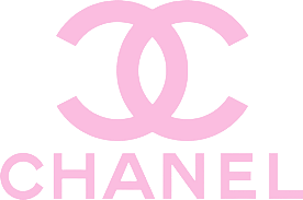 Chanel printable logo pink