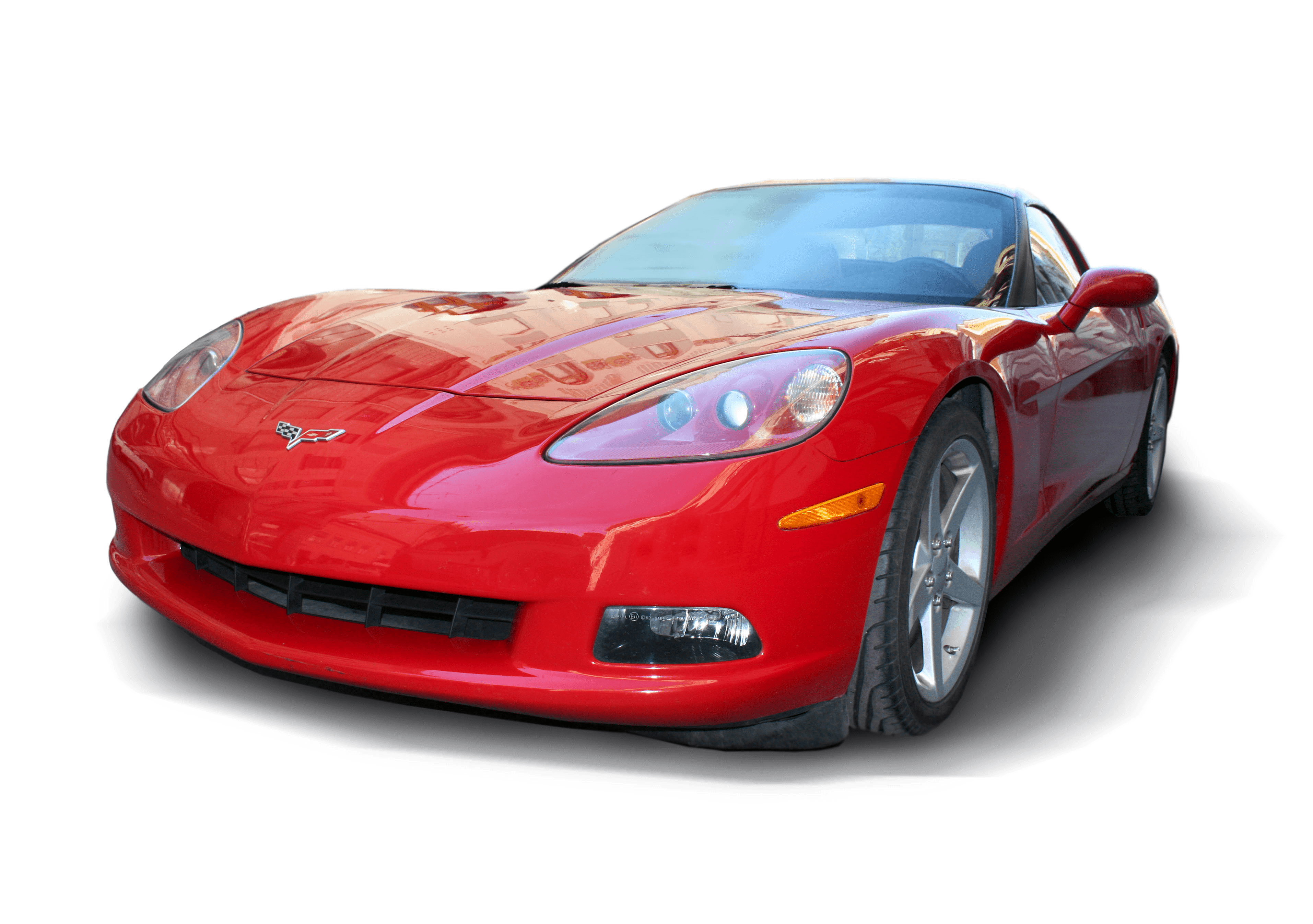 Red Chevrolet Corvette