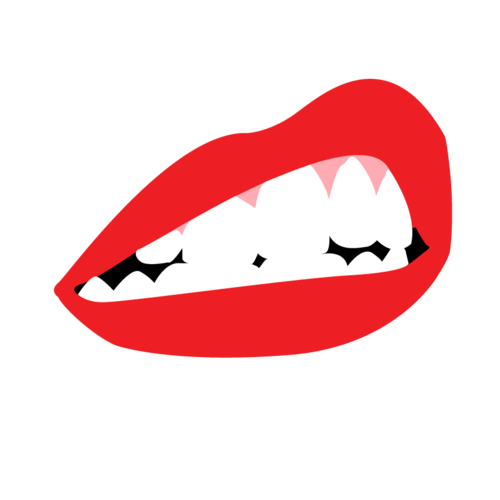 Cartoon Lips Teeth