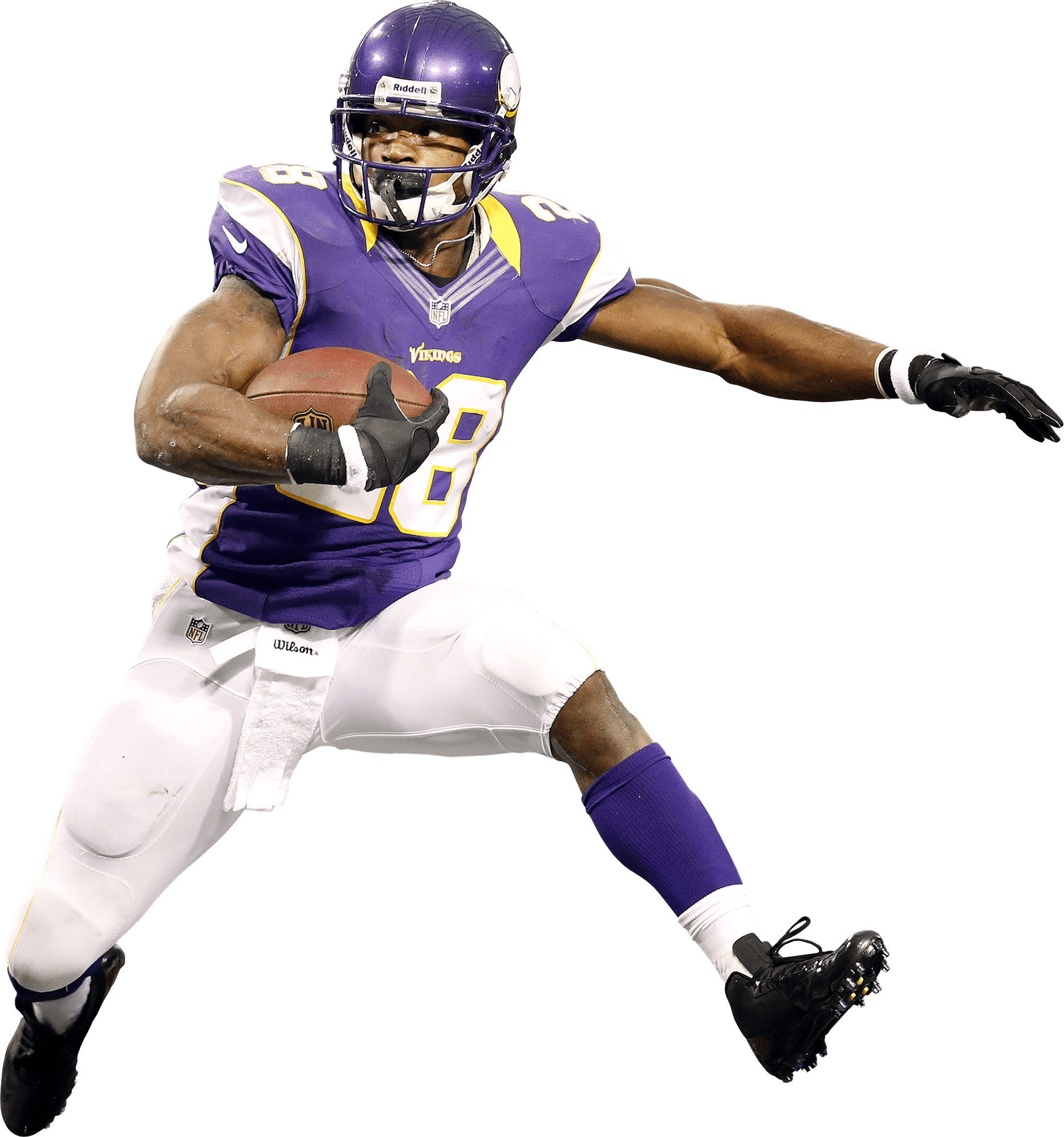 Adrian Peterson Running