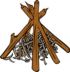 Campfire with Cooking Crane