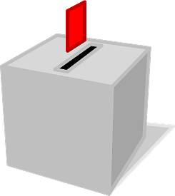 Grey Ballot Box