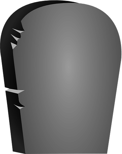 Empty Headstone Icon