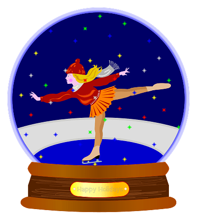 Snowglobe with Skater