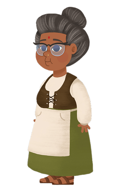 Kiva Can do ! character Nanni Praveena