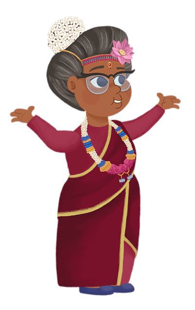 Kiva Can do ! Nanni Praveena in traditional outfit