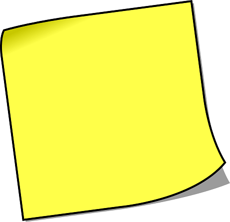 Blank Post-it Note