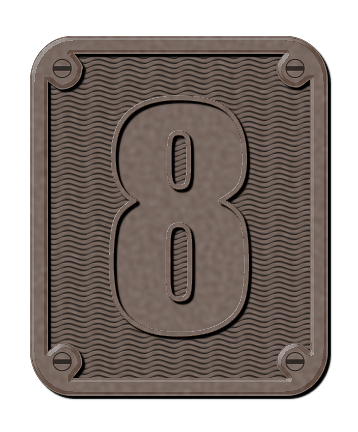 Door Sign Number 8