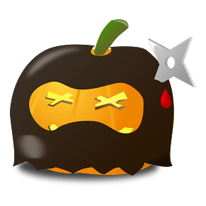 Ninja Halloween Pumpkin
