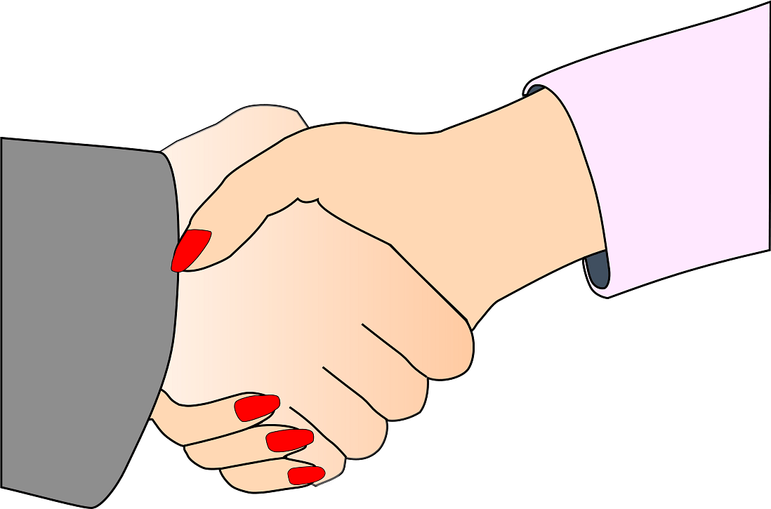 Handshake Manicured Hand