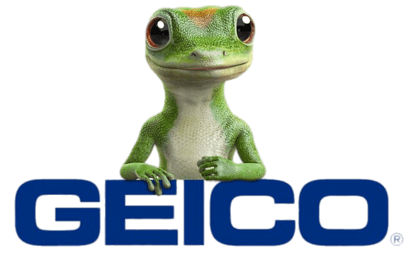 Geico Logo with Gecko