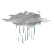 Cloud with Rain Shower
