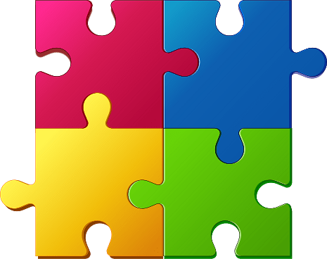Four Piece Jigsaw Puzzle