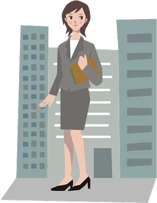 Woman in Business Attire