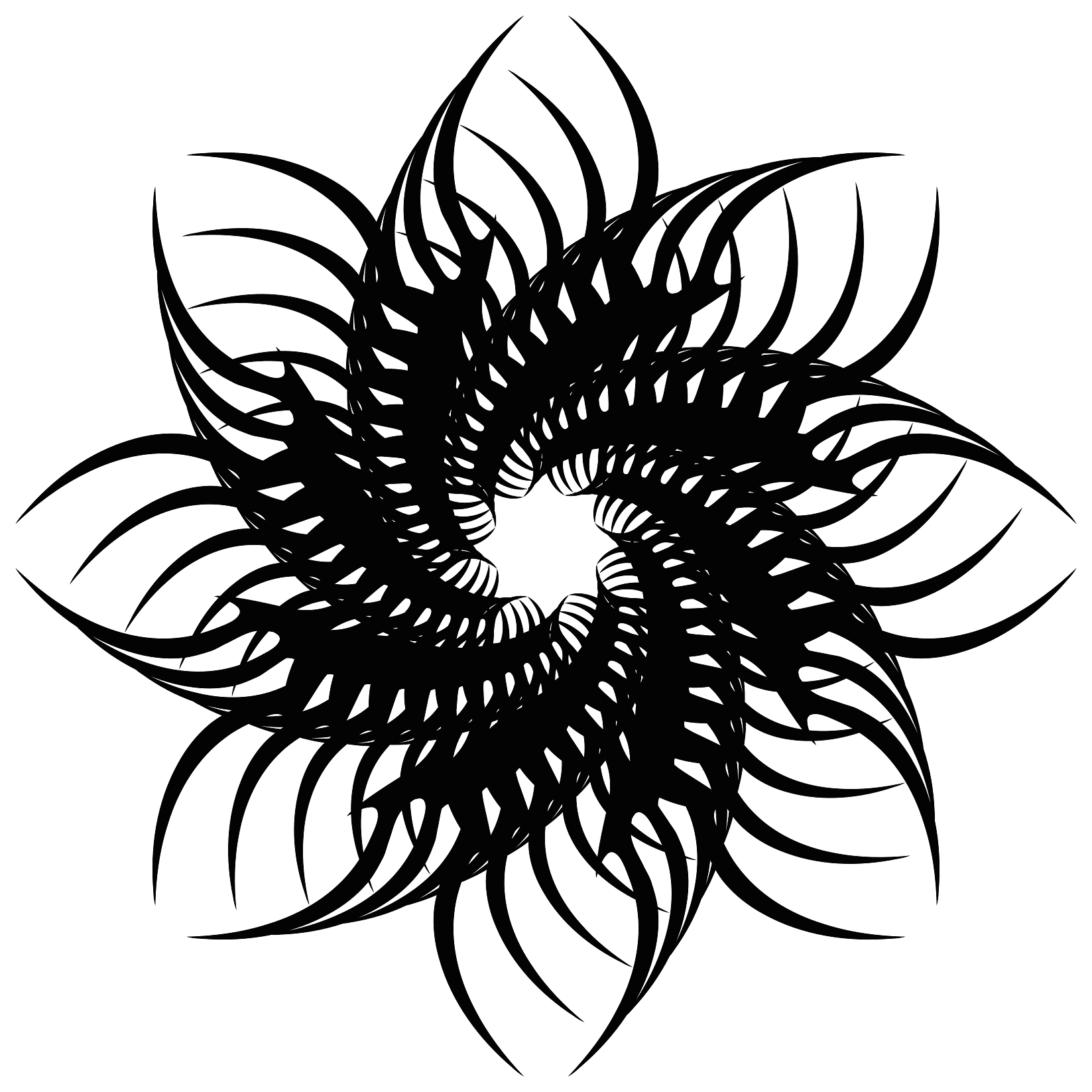 Complex Floral Tattoo