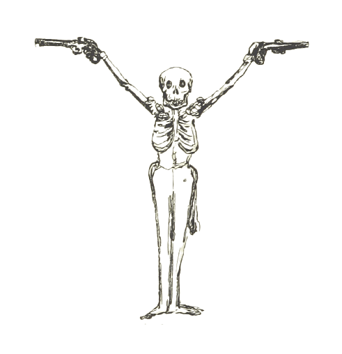 Skeleton With Pistols