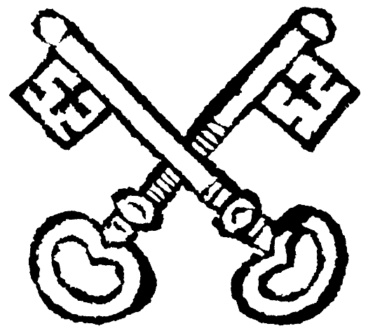 Pair Of Old Keys Bishop 