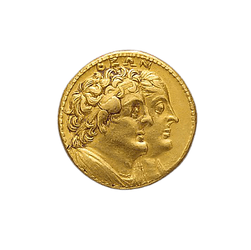 Gold Oktadrachm Coin Ptolemy III