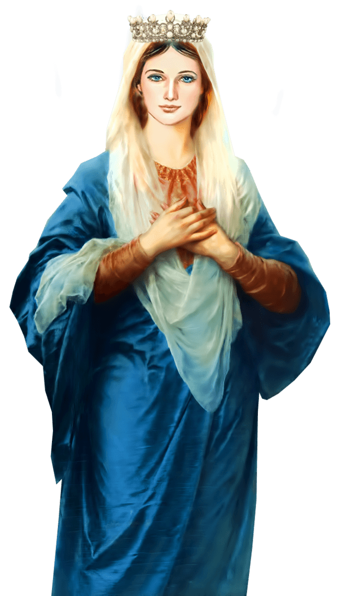 Virgin Mary With Crown