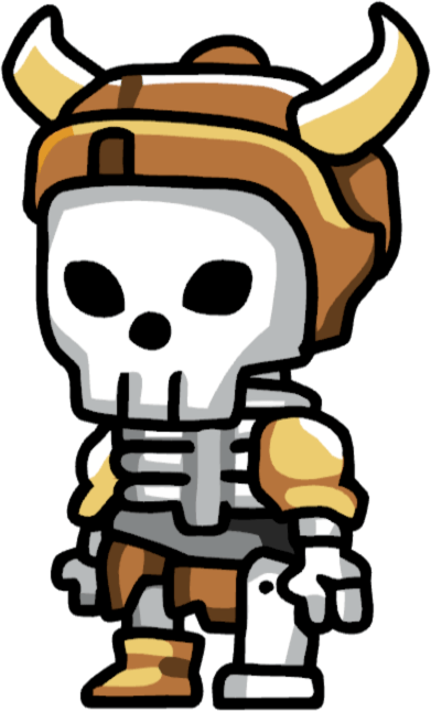 Scribblenauts Skeleton Warrior