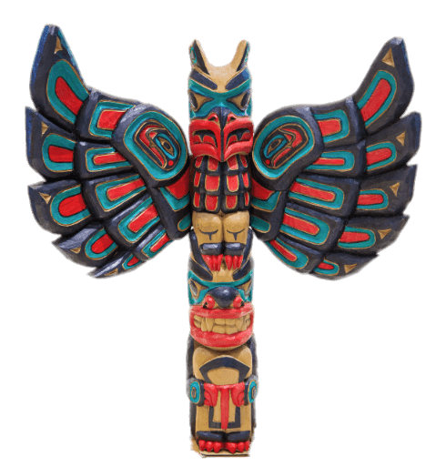 Eagle and Bear Totem