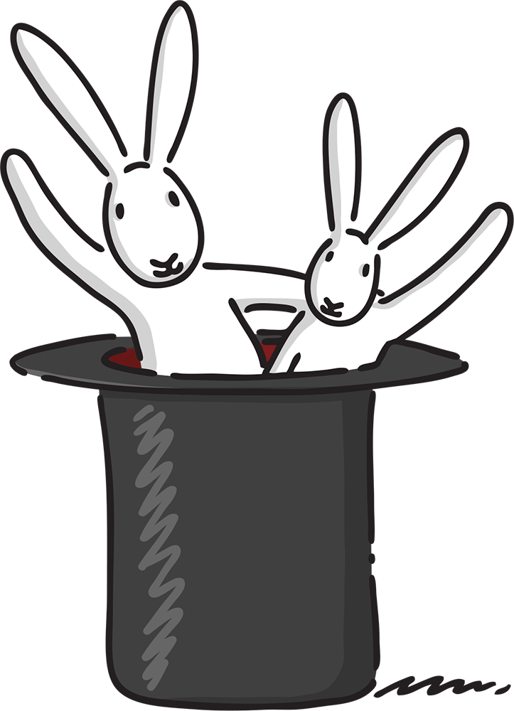 Bob and Bobek Coming Out Of Hat