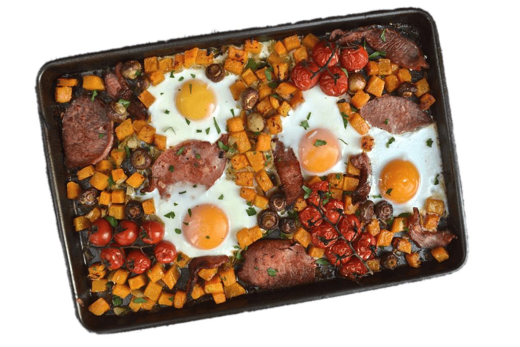 English Breakfast Traybake
