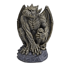 Sitting Gargoyle Statue