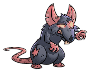 Almost A Hero Character Zombie Rat