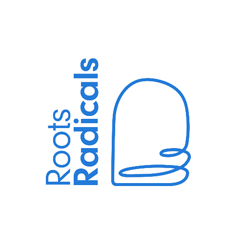 Roots Radicals logo blue