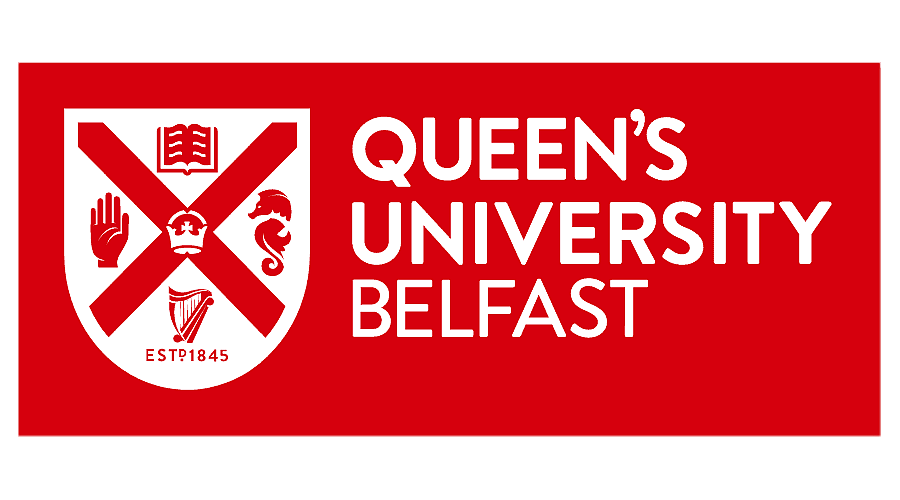 Queen's University Belfast logo banner