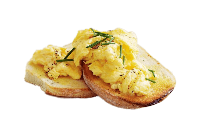 Scrambled Eggs on Toast