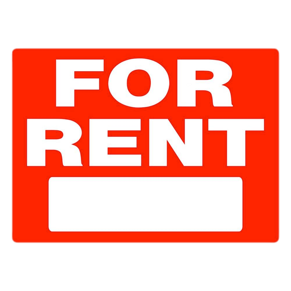 For Rent Rectangular Sign