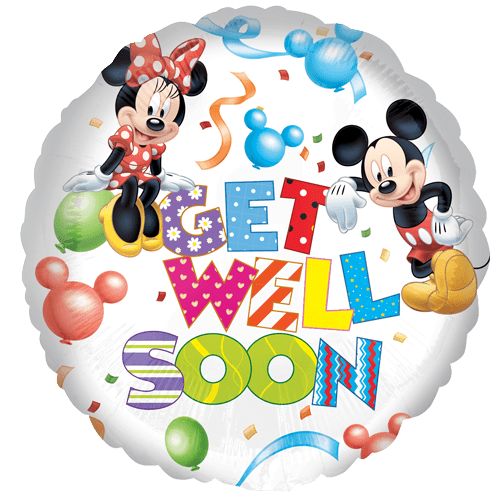 Get Well Soon Disney Balloon