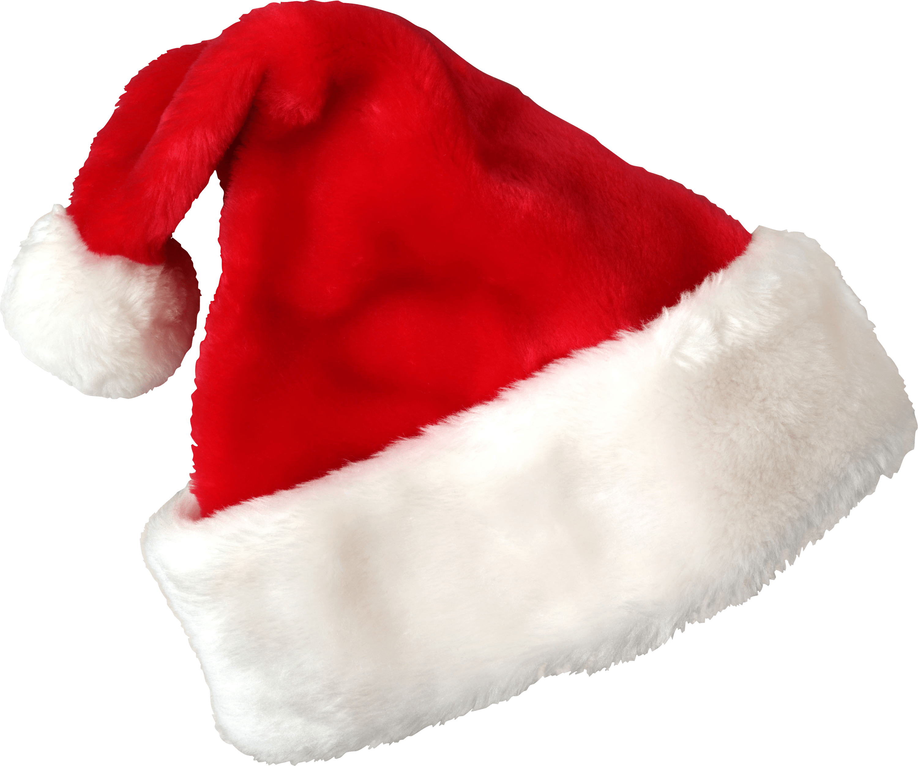 Christmas Santa Claus Hat Red White