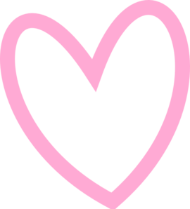 Heart Outline Pink