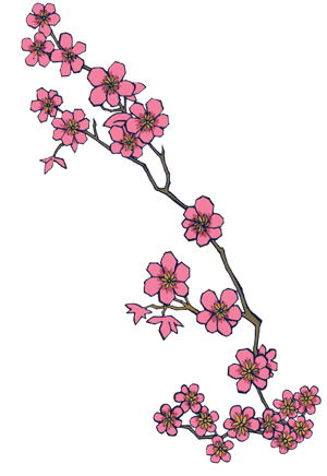 Japanese Flowers Tattoo