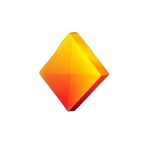 Low poly triangle app icon