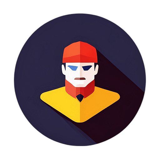 Personal Safety & Security, Minimalist App Icon - Circle Icon Bevel Border