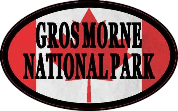 Gros Morne National Park Oval Sticker