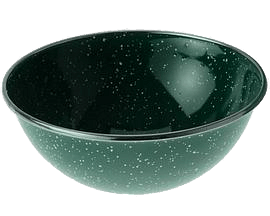 Green Enamel Bowl