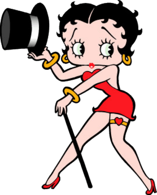 Betty Boop Top Hat