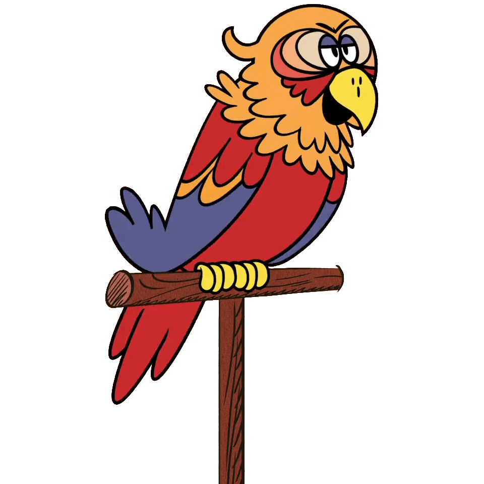 The Loud House Character Sergio the Parrot
