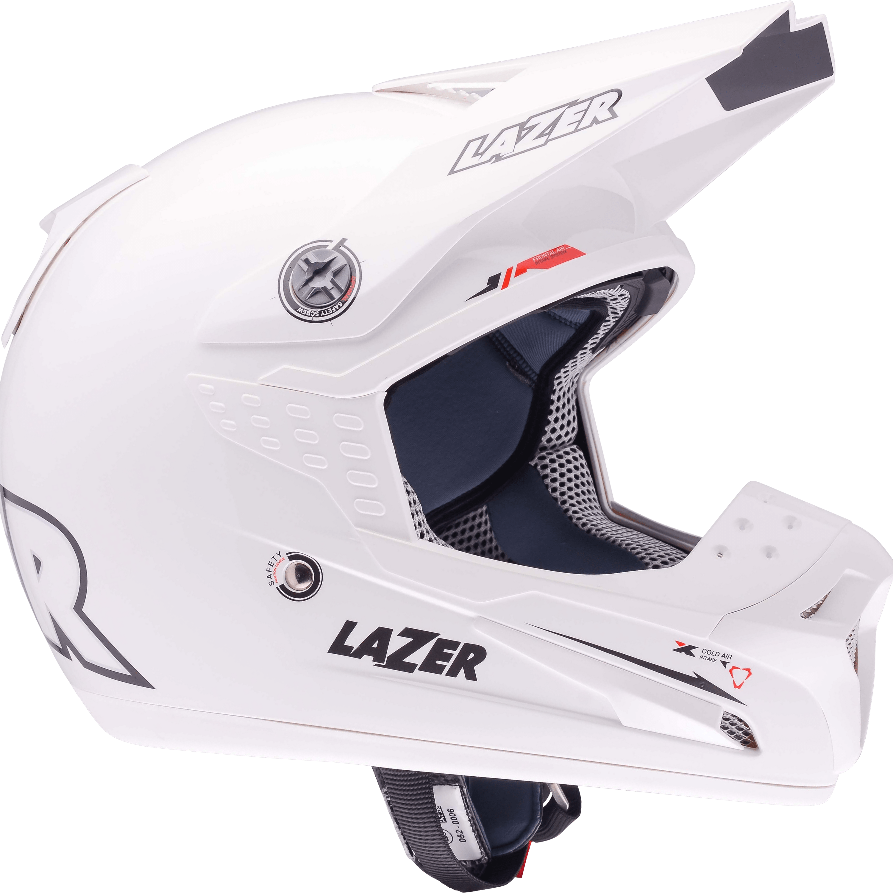 Motorcycle Helmet Lazer SMX X Line Pure White