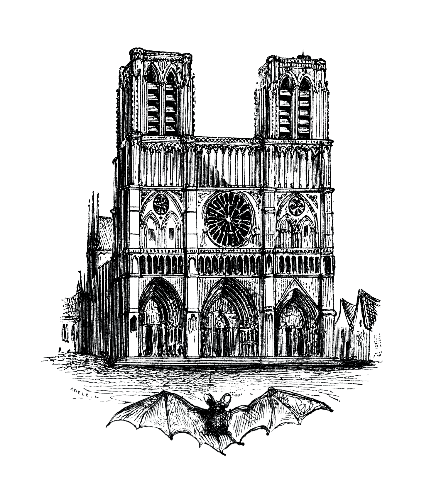 Notre Dame De Paris Sketch