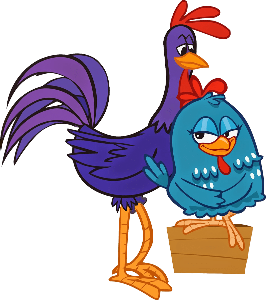Rooster Tororo and Lottie Dottie Chicken