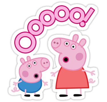 Peppa Pig Ooo Sticker