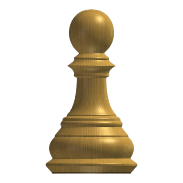 Wooden Chess Pawn